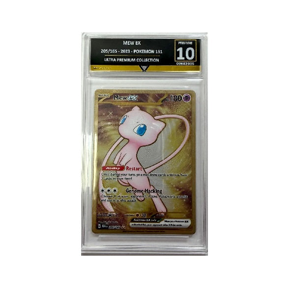 2023 Pokemon 151 Ultra Premium Collection Mew Ex Metal Card 205/165 Get Graded Pristine 10 Preowned