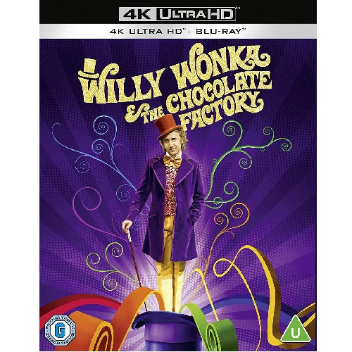4K Blu-Ray - Willy Wonka & The Chocolate Factory 1971 (U) Preowned