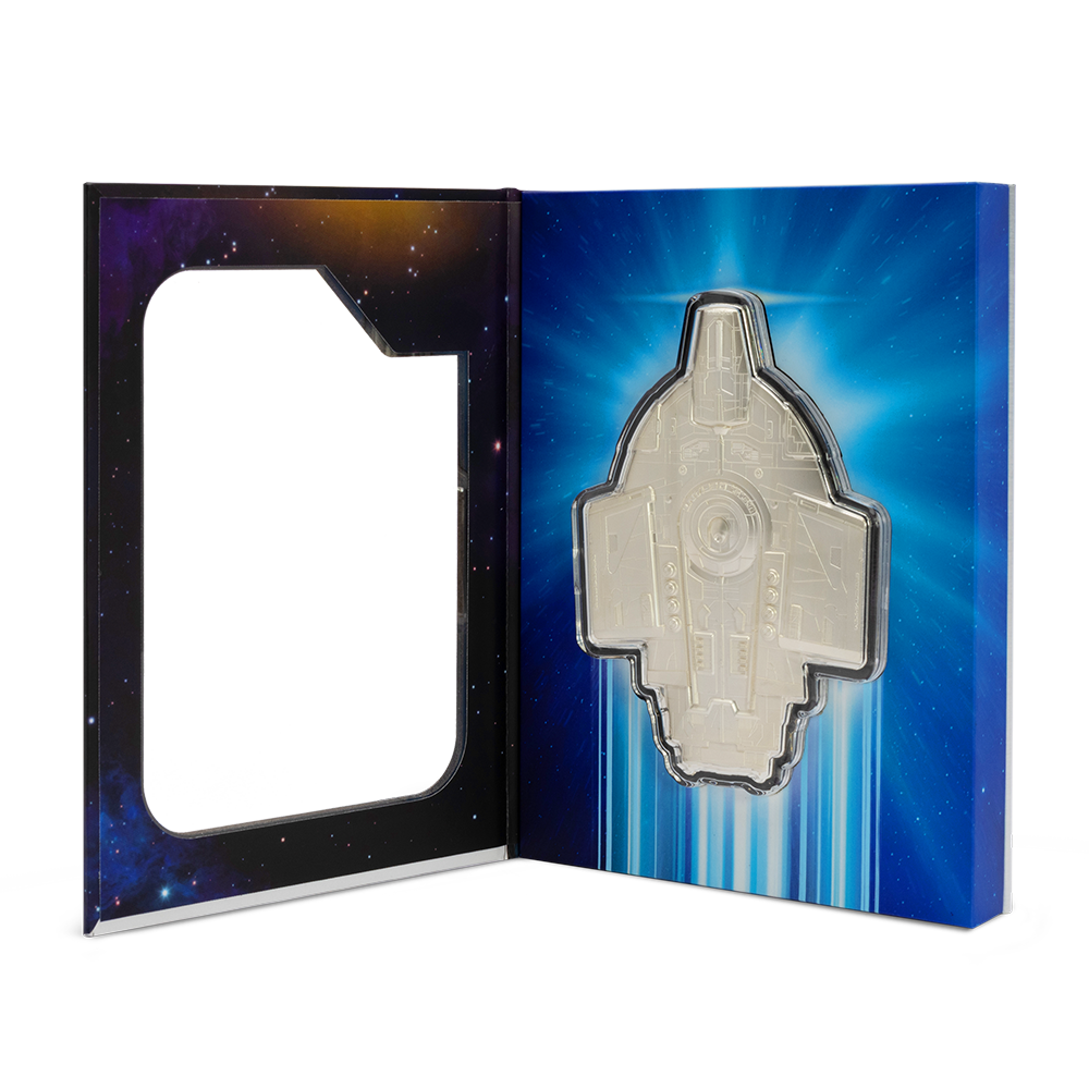 Star Trek Ships Series - 2. U.S.S. Defiant NX-74205 3oz Silver Coin