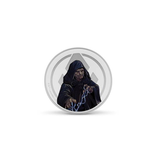 Star Wars Medallion - 5. Yoda & Palpatine 1oz Silver