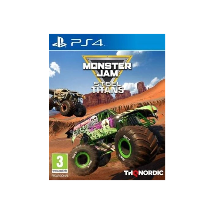 PS4 - Monster Jam: Steel Titans (3) Preowned