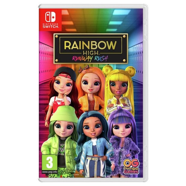 Switch - Rainbow High Runway Rush (3) Preowned