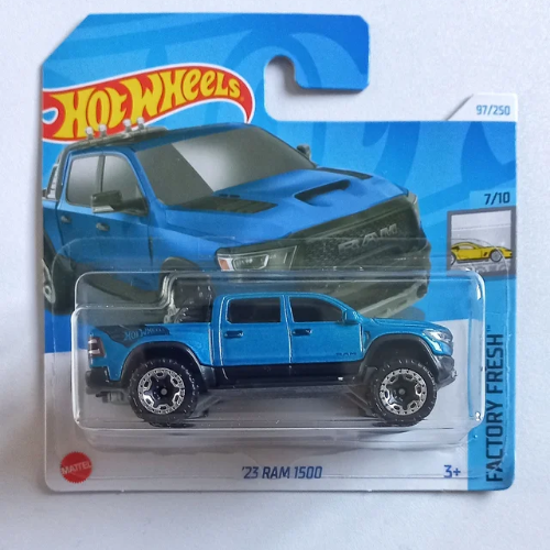 Hot Wheels Factory Fresh - '23 Ram 1500 Blue 2024 97/250 (3+) Preowned