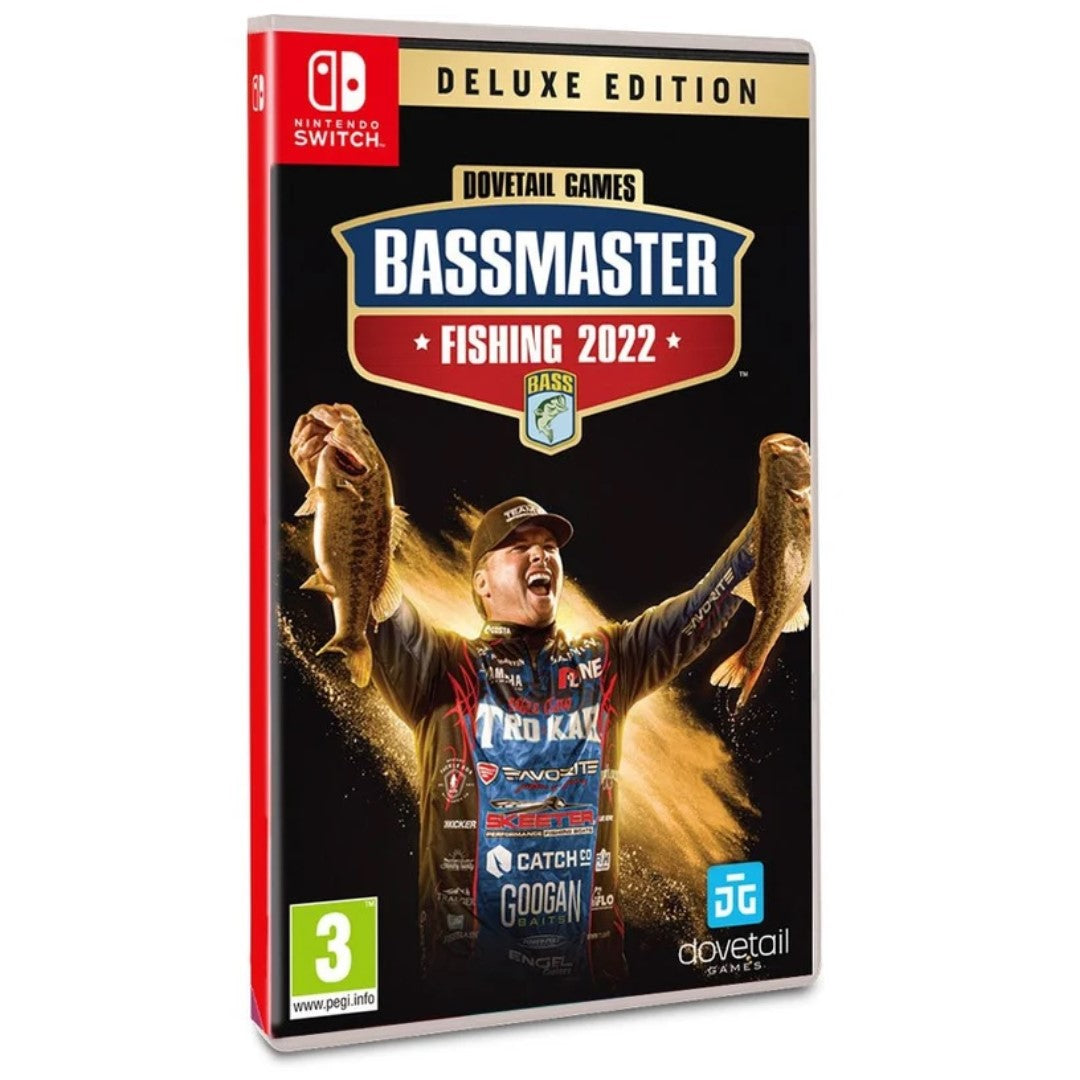 Switch - Bassmaster Fishing 2022 Super Deluxe Edition (3) Preowned