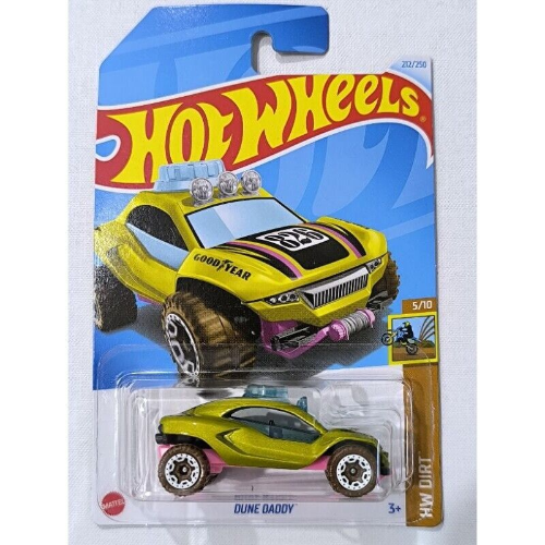Hot Wheels HW Dirt - Dune Daddy Dirt Green 2024 212/250 (3+) Preowned