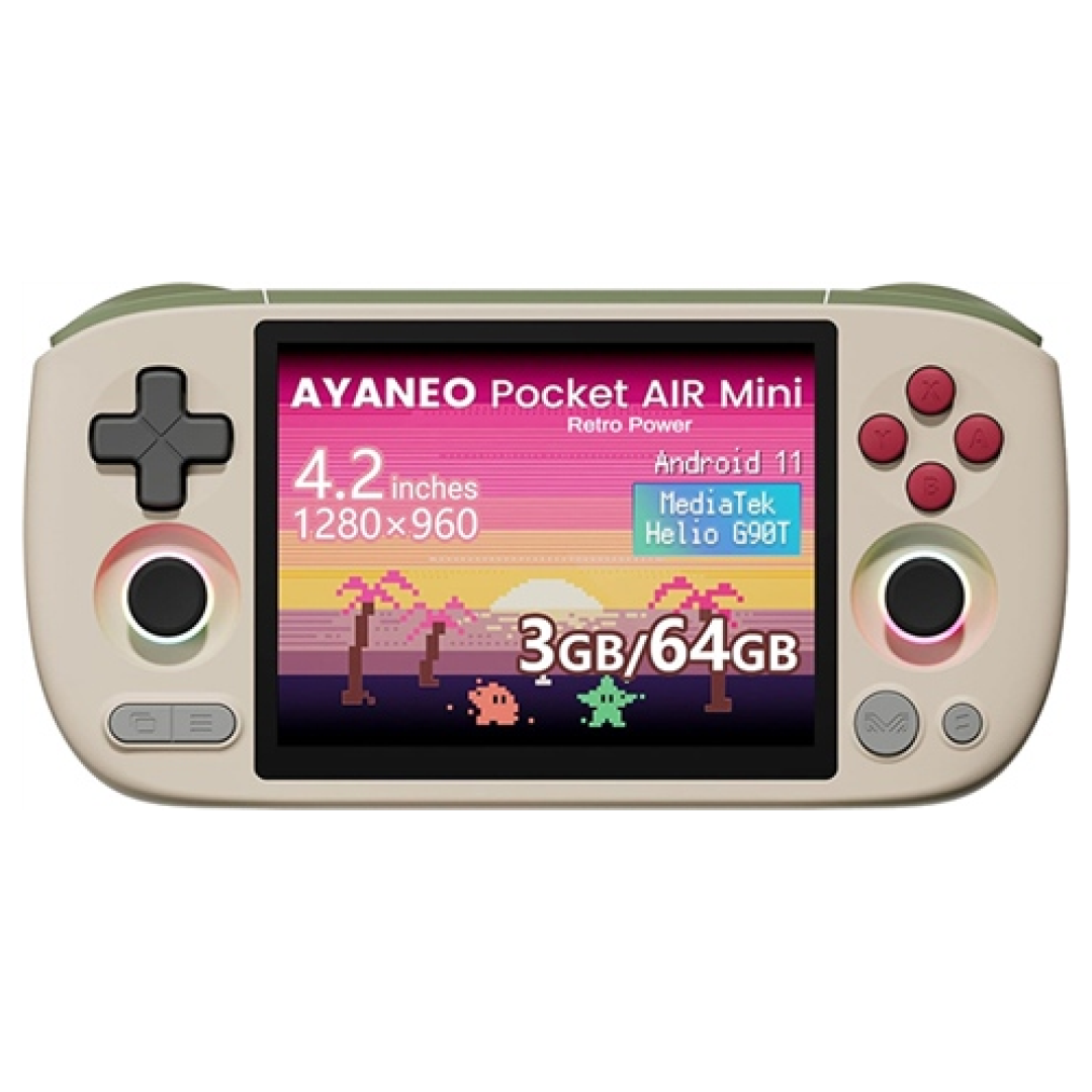 Ayaneo Pocket Air Mini Mediatek G90T 3GB Ram 64GB SSD Android 11 Grade B Preowned