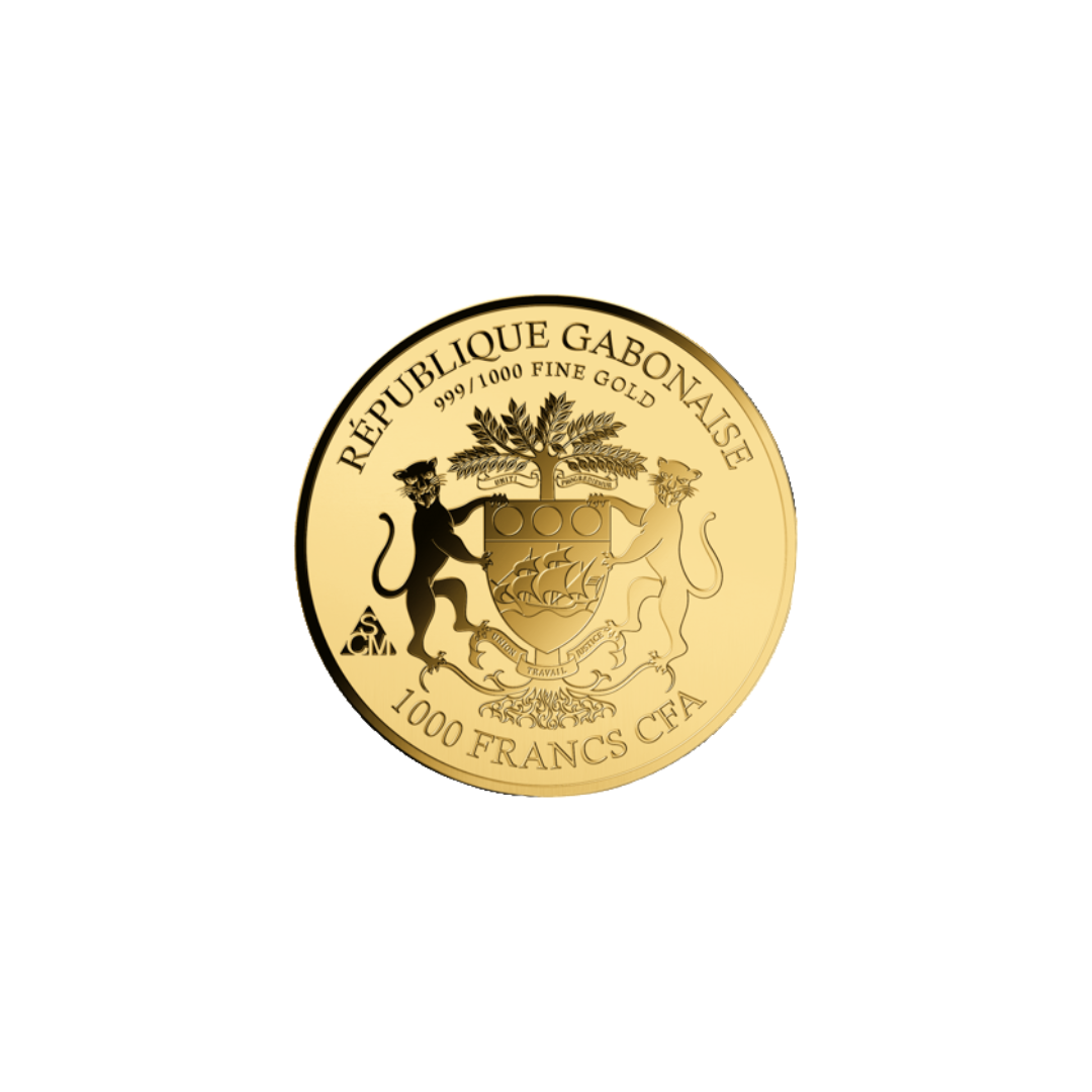 Kangaroo Coin Card - Gold Gift
