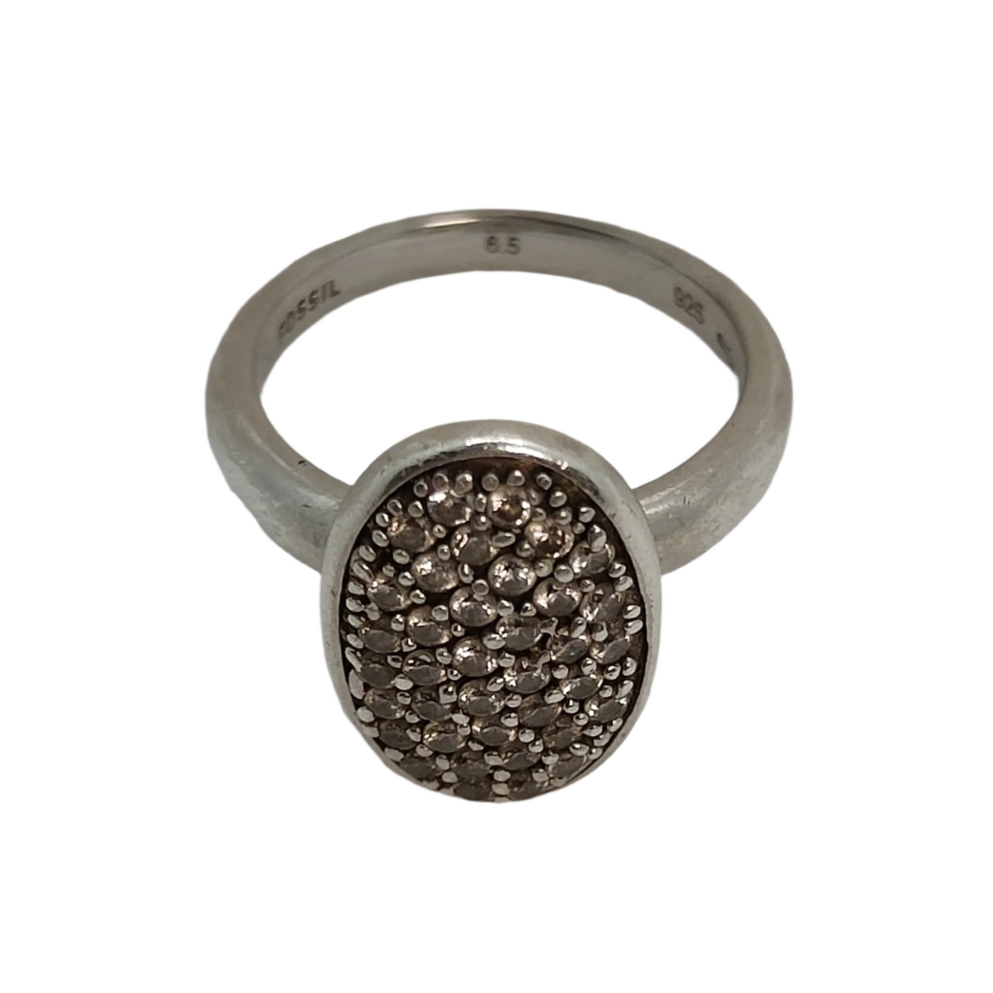 925 Silver Ring Oval 5.6g Preowned