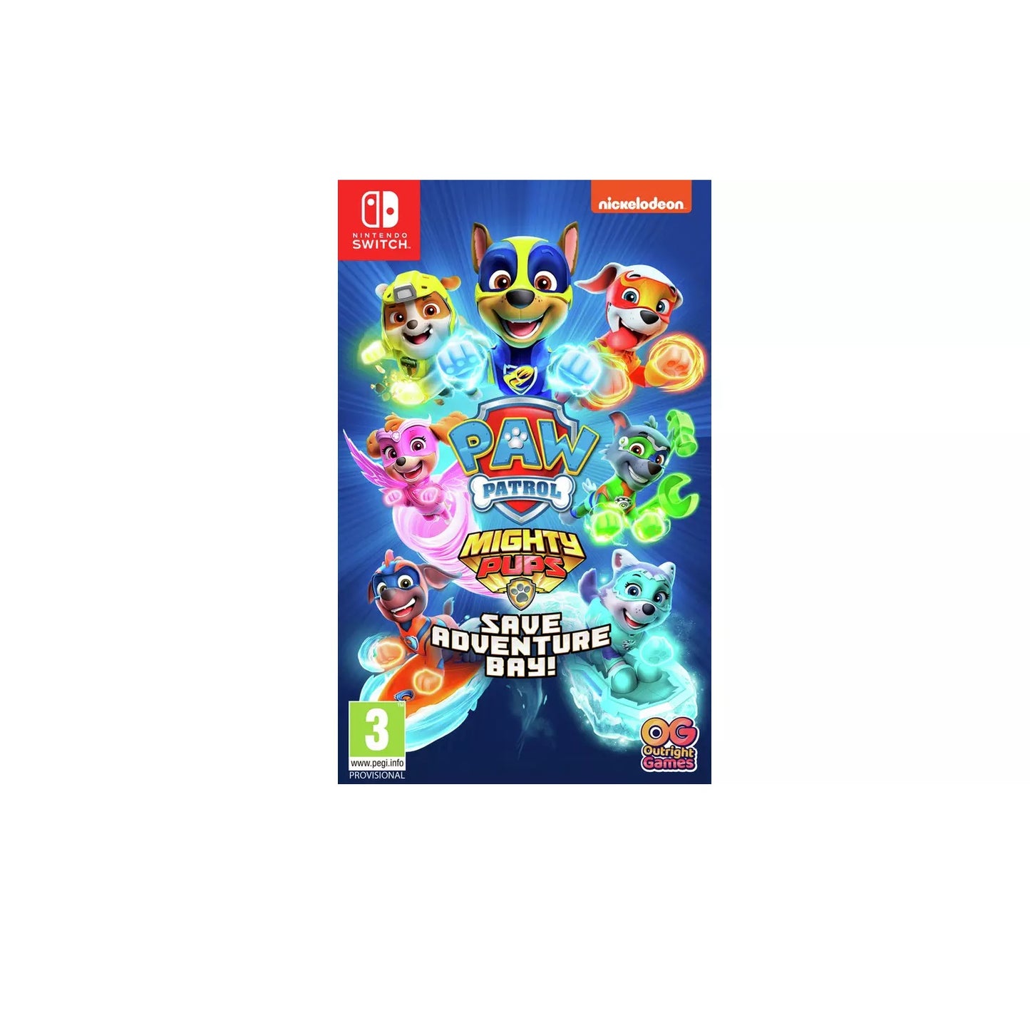 Switch - Paw Patrol: Mighty Pups Save Adventure Bay (3) Preowned