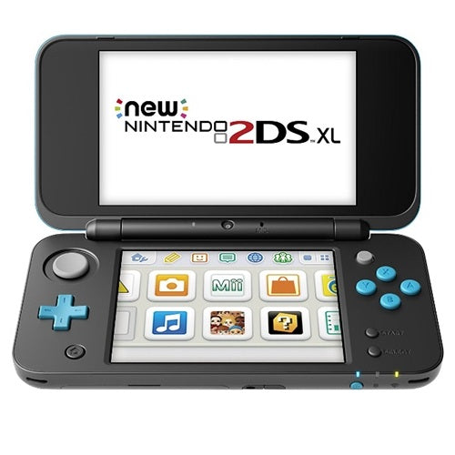 Nintendo New 2DS XL Console Black and Turquoise Unboxed Preowned