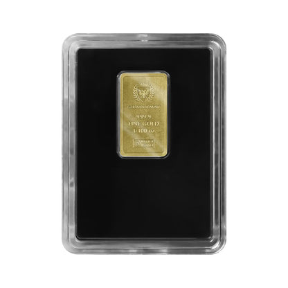Germania Mint 1/100oz Au999.9 Stamped Bar