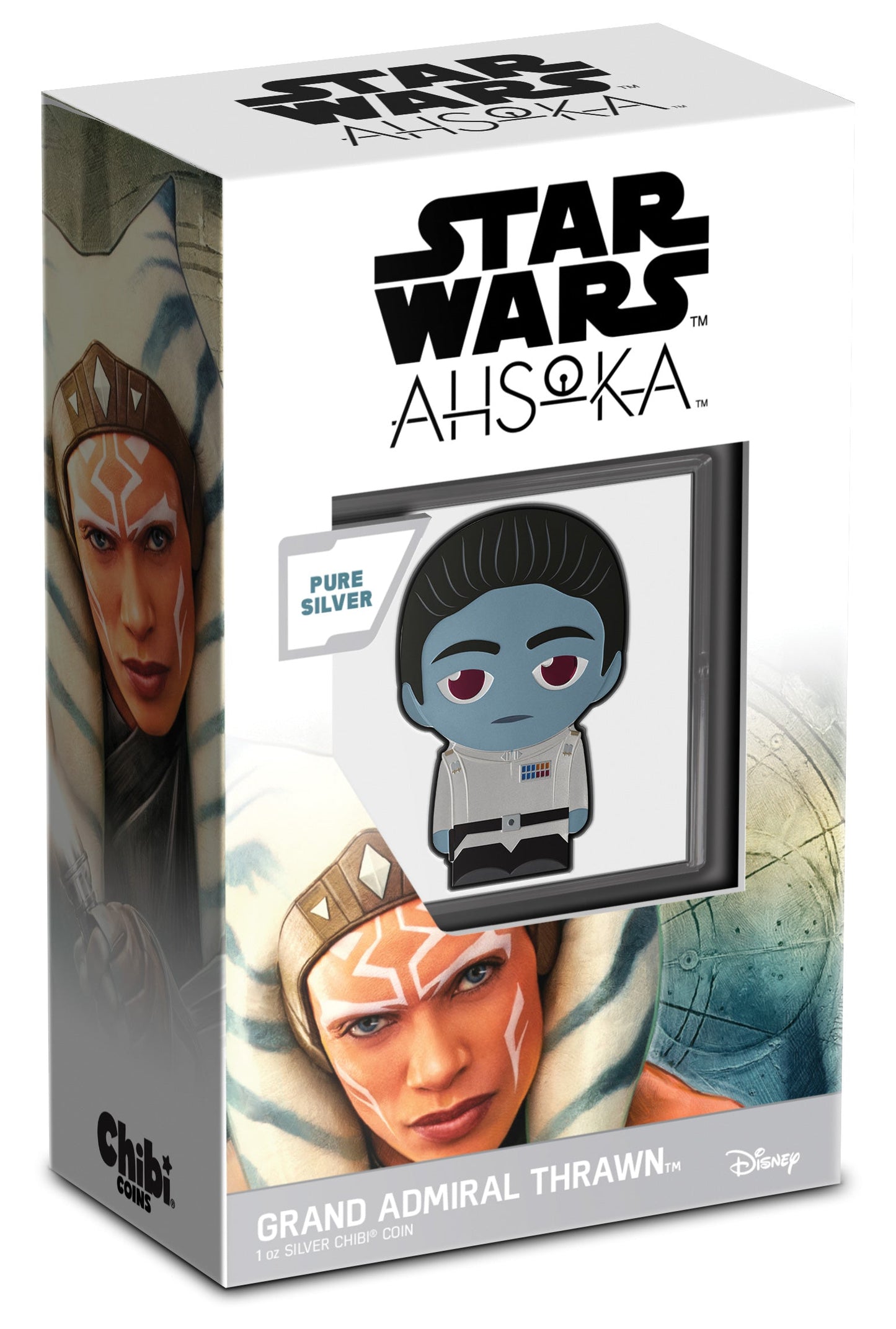 Star Wars Ahsoka Series Chibi - 2024 Grand Admiral Thrawn 1oz Silver Coin