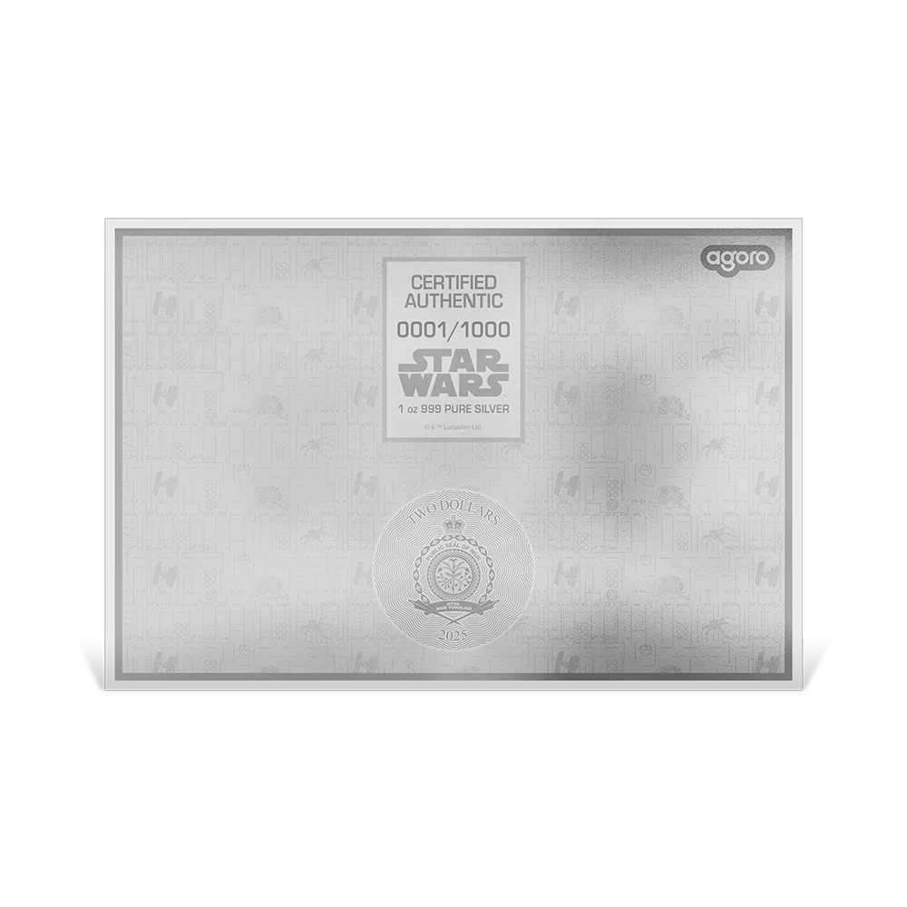 Star Wars Blueprint Series - 6 X-Wing Blueprint 1oz Silver Foil