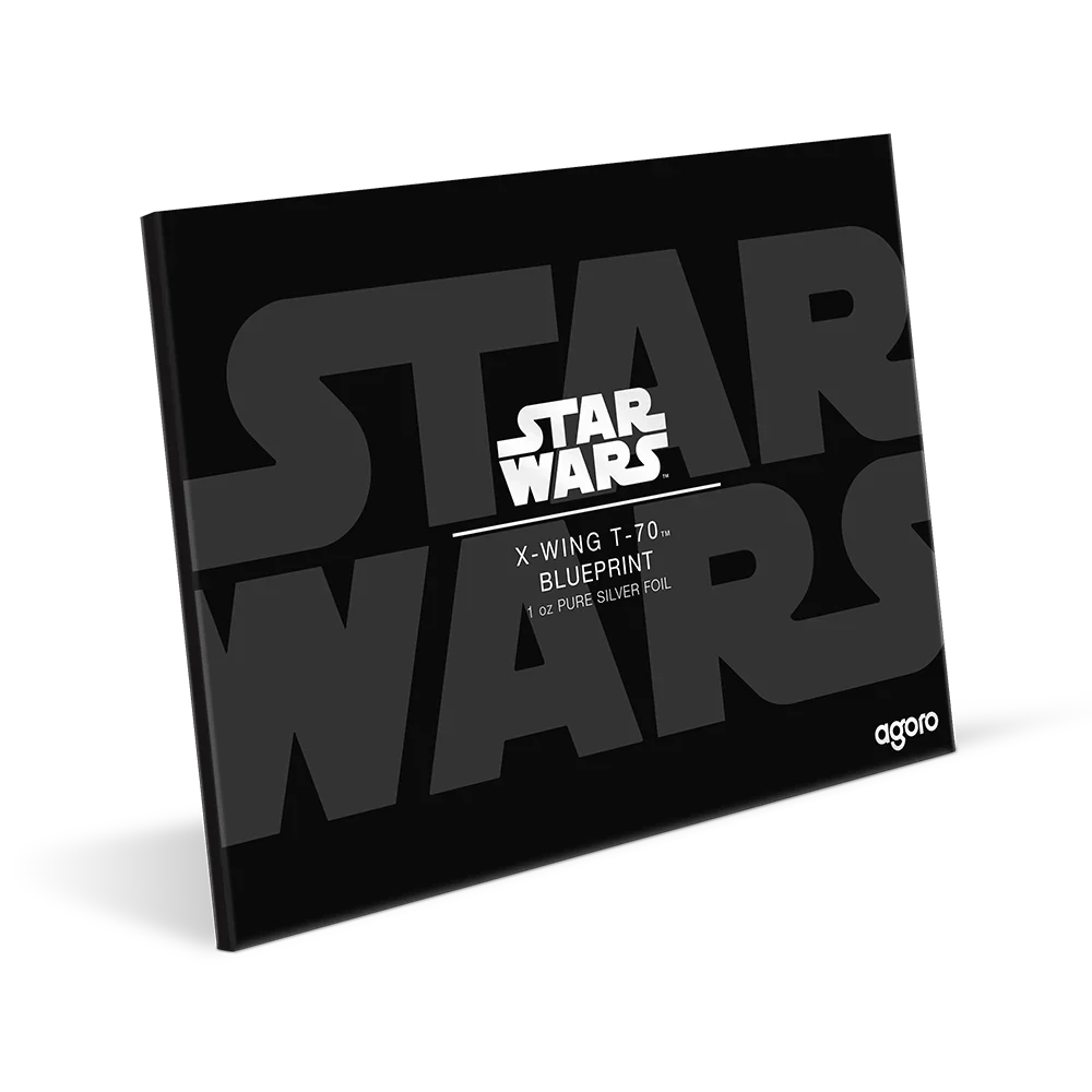 Star Wars Blueprint Series - 6 X-Wing Blueprint 1oz Silver Foil
