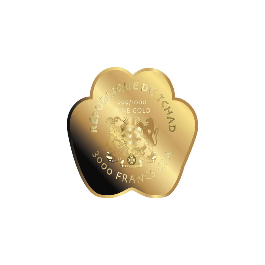 Dog Santa Hat Coin Card 999/1000 1/1000oz - Gold Gift