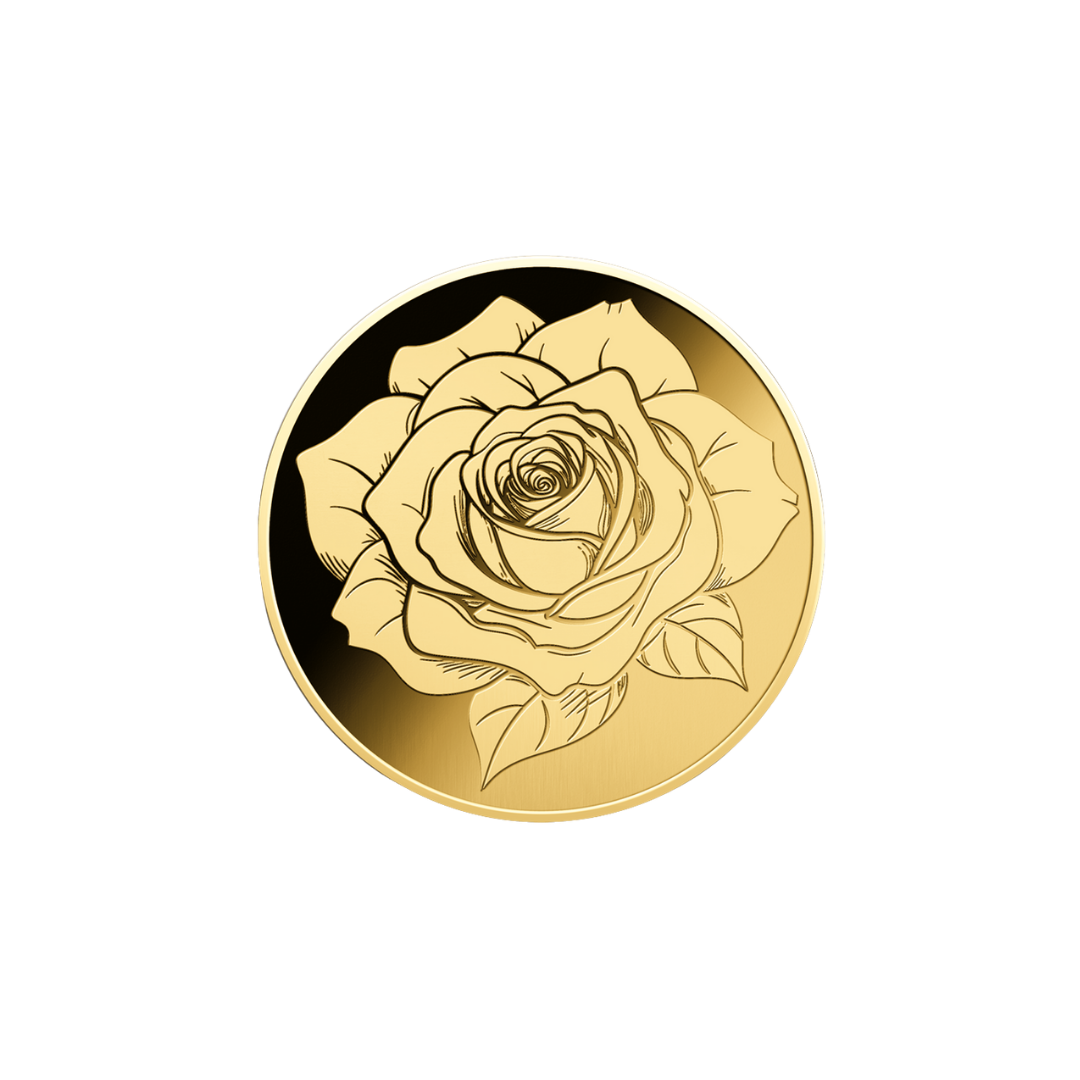 Valentines Day Coin Card 999/1000 1/1000oz - Gold Gift