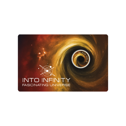 Universe Black Hole Coin Card 999/1000 1/1000oz - Gold Gift