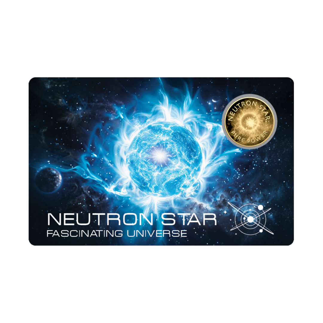 Universe Neutron Star Coin Card 999/1000 1/1000oz - Gold Gift