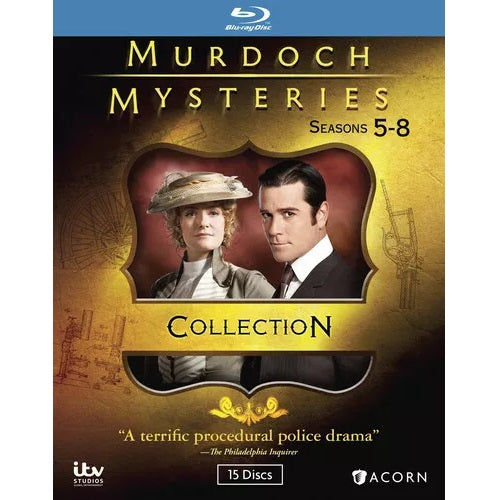 Blu-Ray - Murdoch Mysteries Season 5-8 (16) Preowned