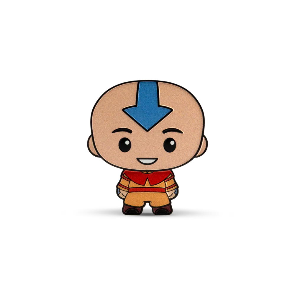 Nicktoon - Avatar The Last Airbender Chibi Series - 1 Aang 1oz Silver Coin