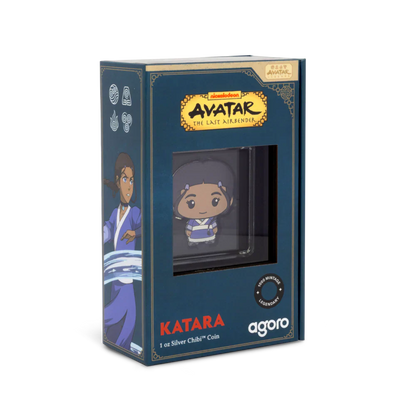 Nicktoons - Avatar The Last Airbender Chibi Series -2. Katara 1oz Silver Coin