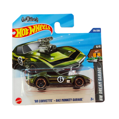Hot Wheels - 68 Corvette - Gas Monkey Garage Dream Garage 134/250 Preowned