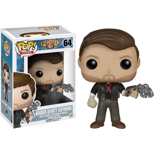 Funko Pop! - Bioschock Infinite [64] Booker Dewitt (Skyhook) (3) Preowned