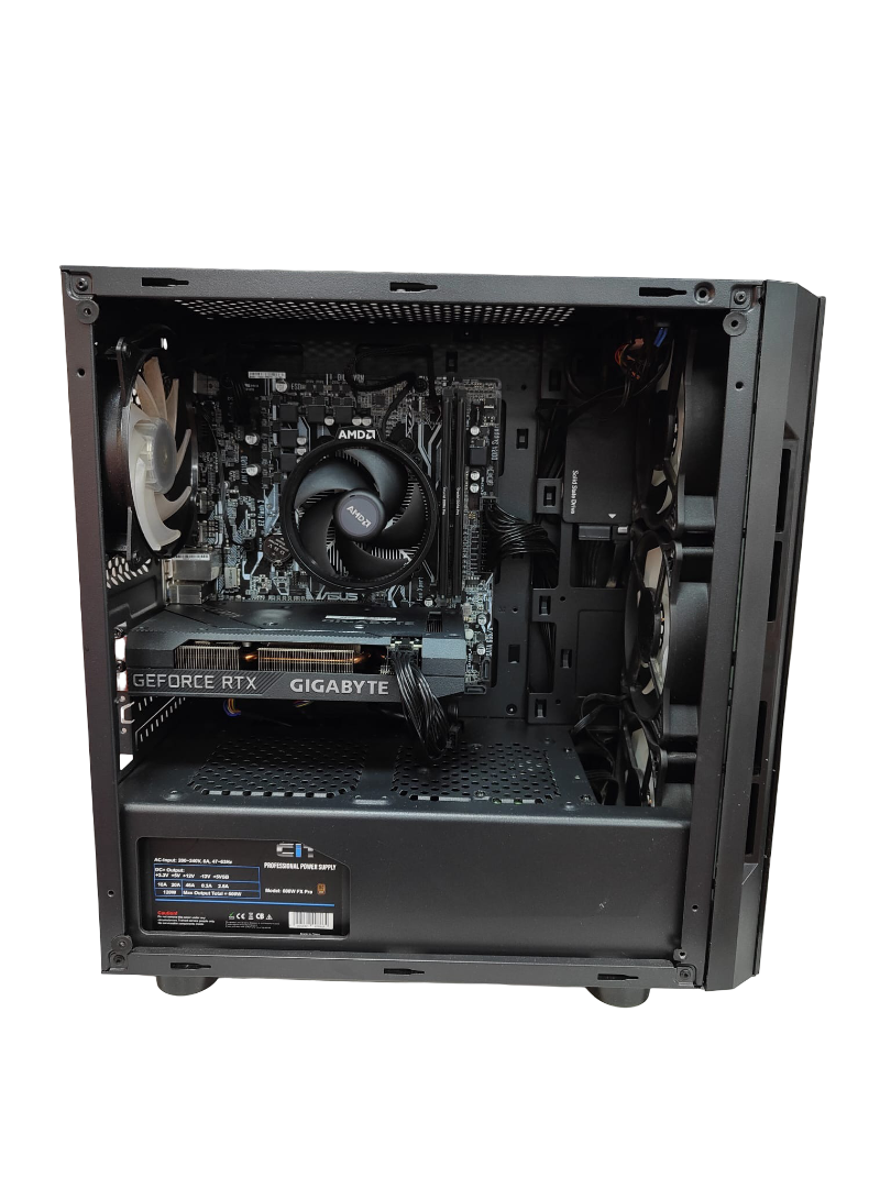 Custom PC Ryzen 5 3600 32GB 1TB SATA HDD + 1TB SSD + 1TB SSD NVME RTX 3060 12GB Windows 11 Preowned Collection Only