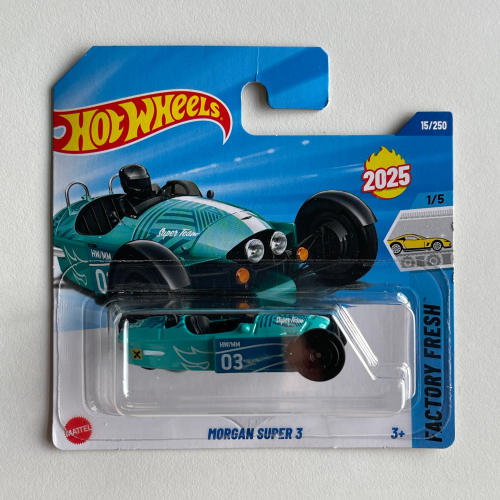Hot Wheels - Factory Fresh 15/250 Morgan Super 3 (3+) Preowned