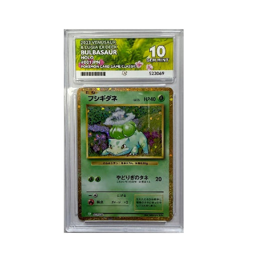 2023 Pokemon Venusaur & Lugia Ex Deck Bulbasaur 001/032 ACE 10 Gem Mint Preowned