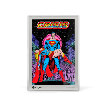 Superman - Crisis on Infinite Earths - Death of Supergirl with chase 1oz Silver Foil