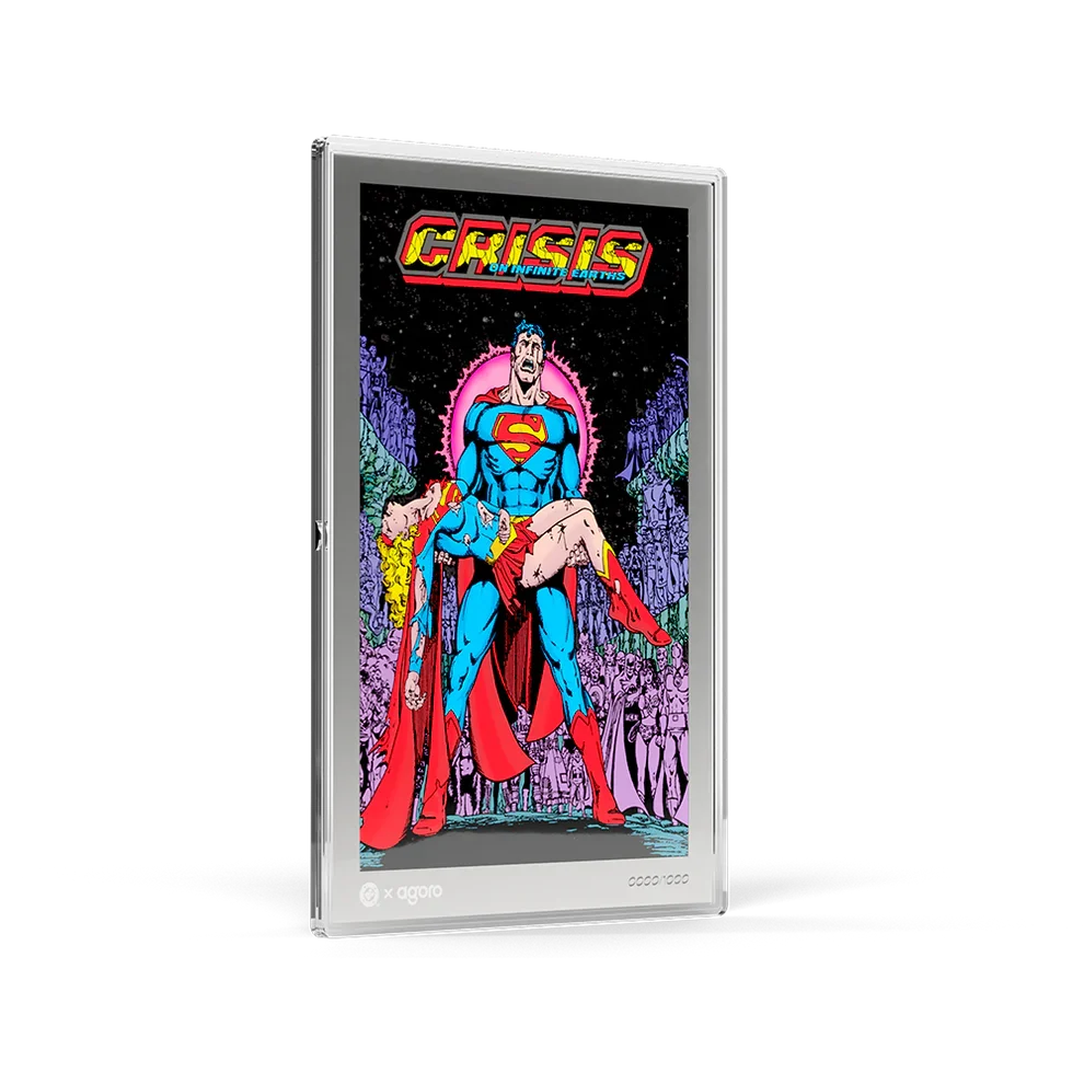 Superman - Crisis on Infinite Earths - Death of Supergirl with chase 1oz Silver Foil