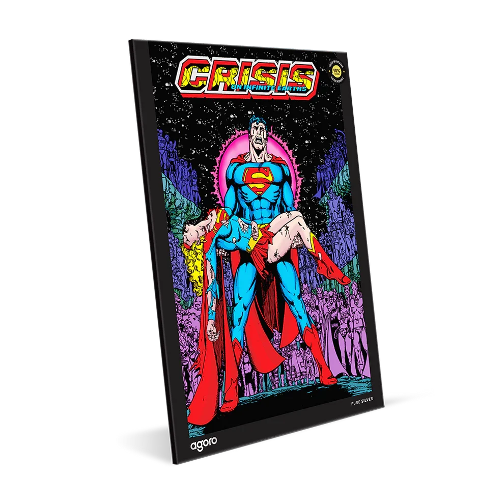 Superman - Crisis on Infinite Earths - Death of Supergirl with chase 1oz Silver Foil