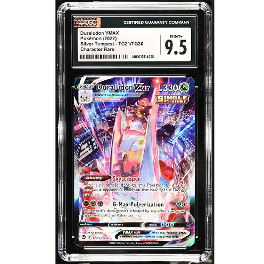 2022 Pokemon Silver Tempest Duraludon Vmax TG21/TG30 CGC Mint + 9.5 Preowned