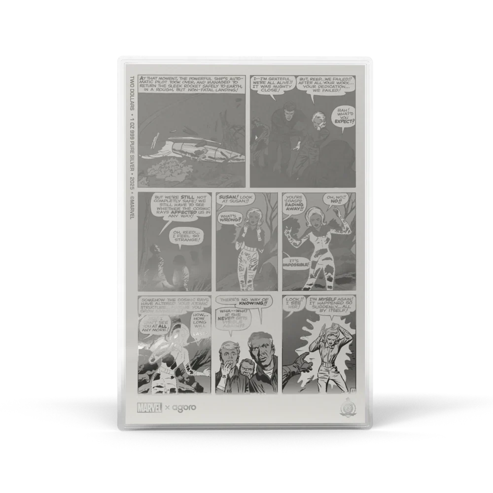 Marvel - Fantastic Four - Art in Motion COMIX Fantastic Four #1 1oz Silver Foil