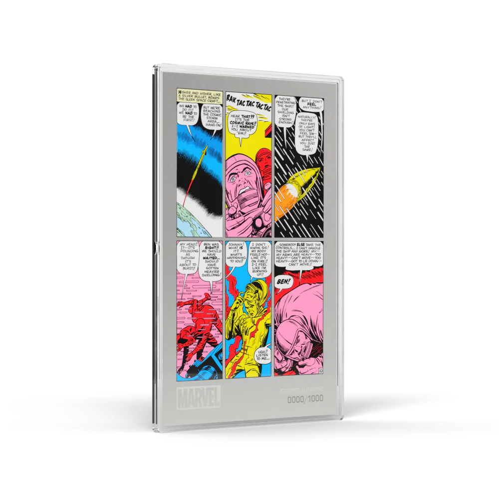 Marvel - Fantastic Four - Art in Motion COMIX Fantastic Four #1 1oz Silver Foil