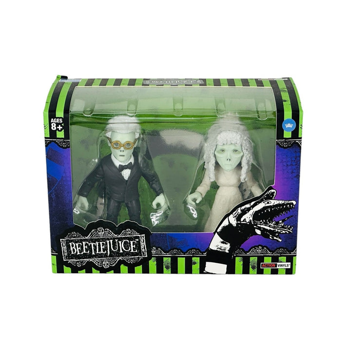 The Loyal Subjects - Beetle Juice Wedding Adam & Barbara Figures (8+) Sealed Preowned