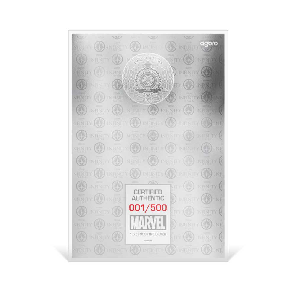 Marvel – The Infinity Saga Phase Two - Guardians of the Galaxy 1.5oz Silver Foil