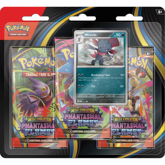 Pokémon TCG: Mega Evolution Phantasmal Flames Blister Design May Vary