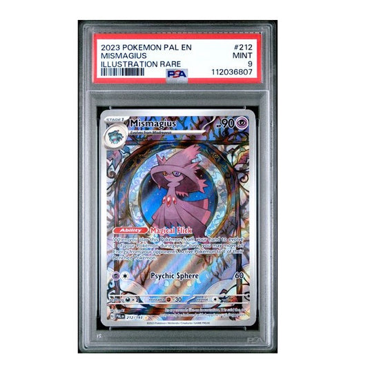 2023 Pokemon Paldea Evolved Mismagius 212/193 PSA Mint 9 Preowned