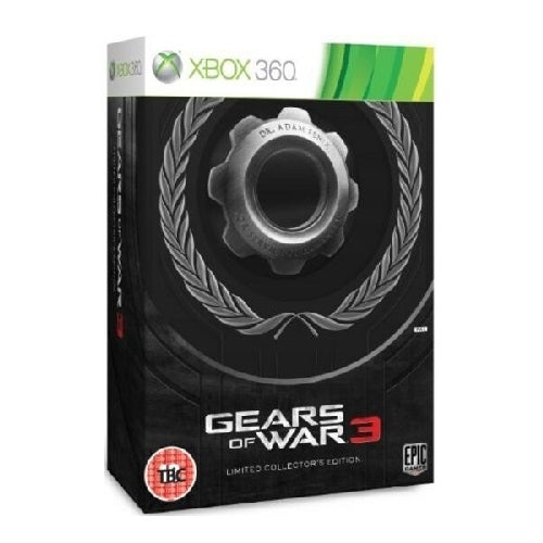 Xbox 360 - Gears of War 3 (18) Limited Edition With Medal Flag & Paperwork (No DLC) (18) Preowned