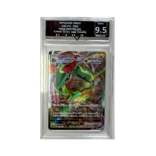 2022 Pokemom Vstar Universe Rayquaza Japanese 108/172 Get Graded Mint+ 9.5 Preowned