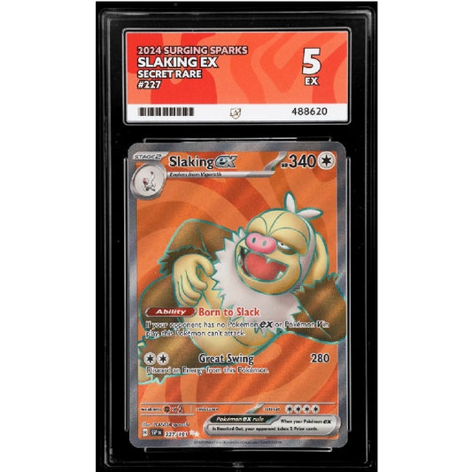 2024 Pokemon Surging Sparks Slaking 227/191 ACE 5 EX Preowned