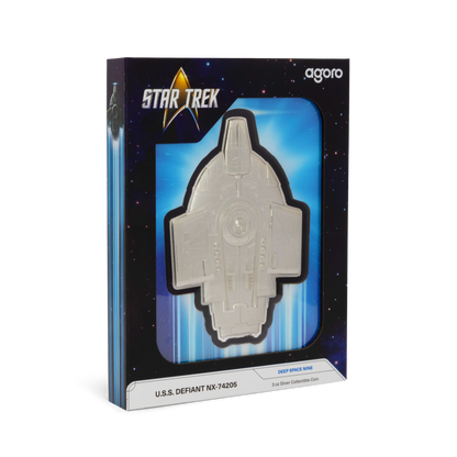 Star Trek Ships Series - 2. U.S.S. Defiant NX-74205 3oz Silver Coin