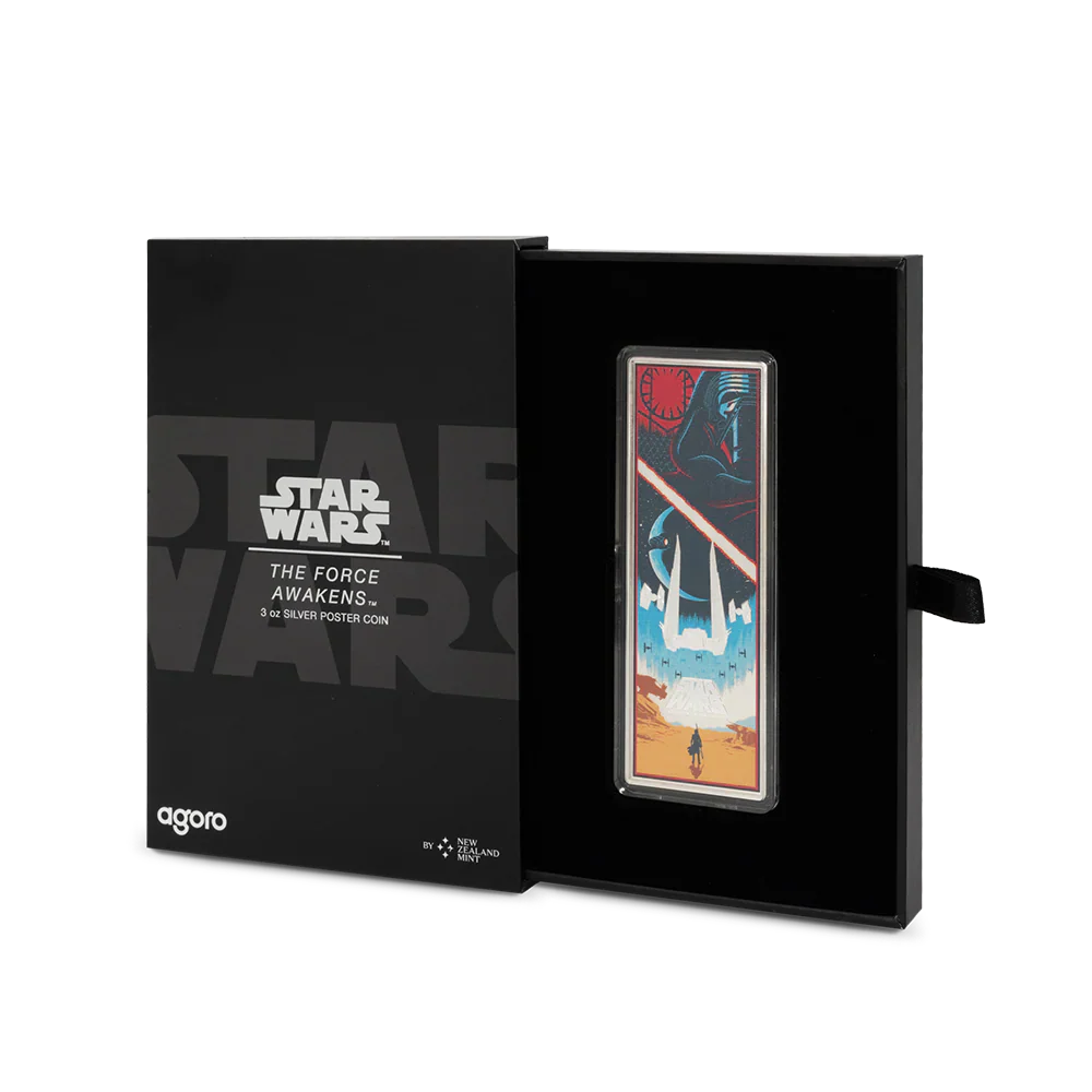 Star Wars™ The Force Awakens™ 3oz Silver Poster Coin