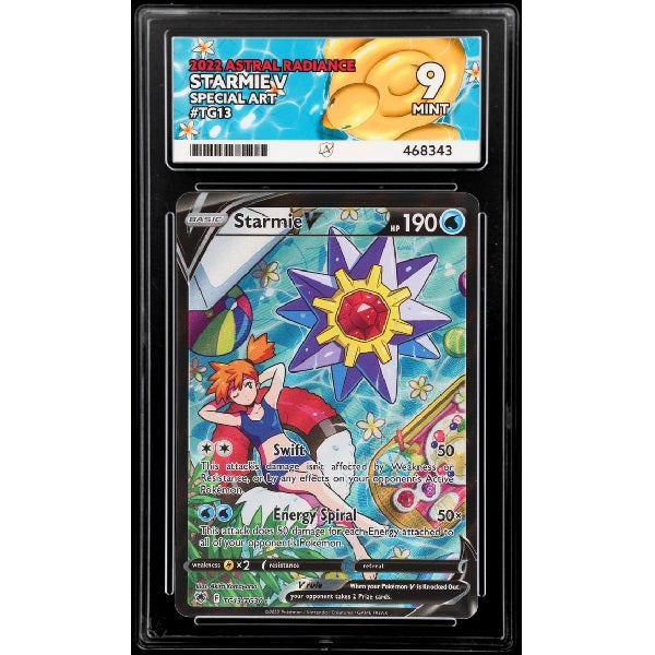 2022 Pokemon Astral Radiance Starmie V TG13/TG30 ACE 9 Mint Preowned