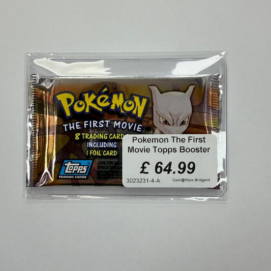 Pokemon The First Movie Topps Pack Sealed