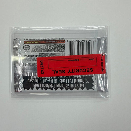 Pokemon The First Movie Topps Pack Sealed