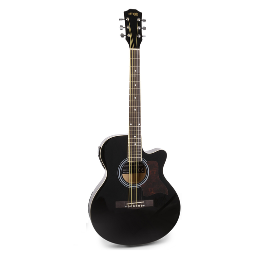 MAX Showkit Electric Accoustic Guitar Black Grade B Preowned Collection Only