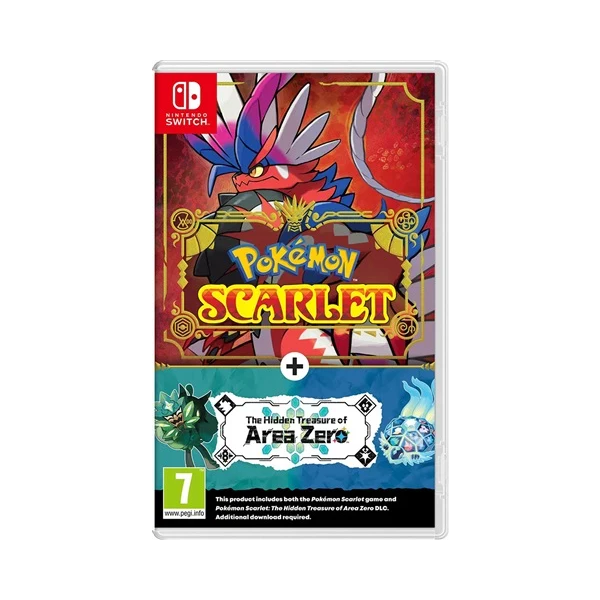Switch - Pokemon Scarlet + The Hidden Treasure of Area Zero (7) Preowned